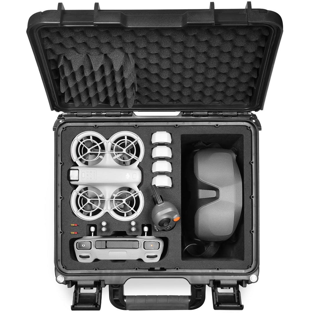 LEKUFEE wasserdichte Koffer für DJI Neo 1 Motion Fly More Combo,DJI Goggles N3/3/2/Goggles Integra,R