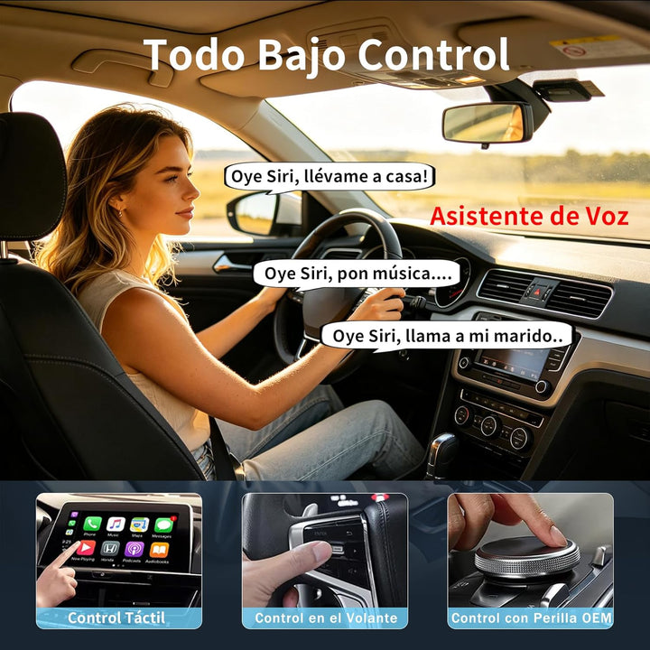 2 in 1 für Apple CarPlay & Android Auto Wireless Adapter, Car Play Adapter Auto für iPhone iOS 10+ &