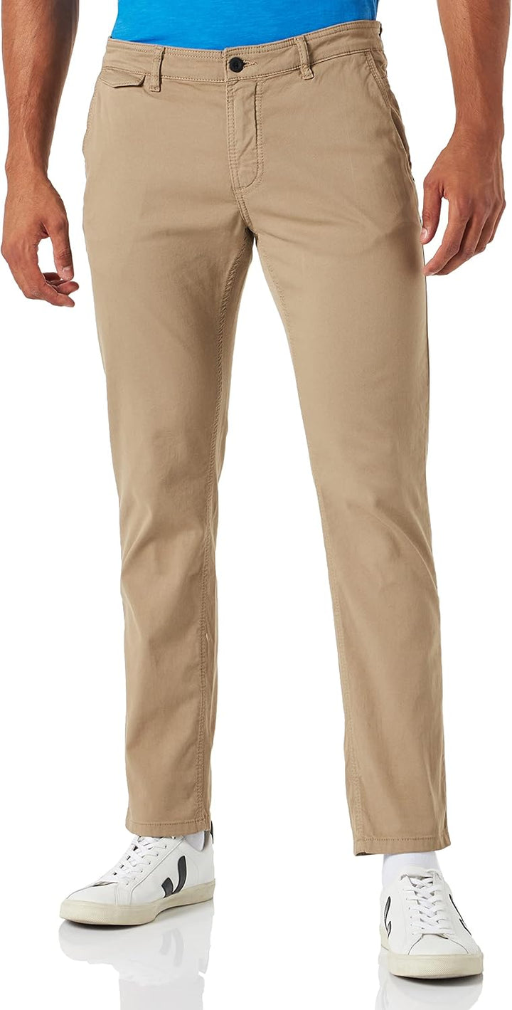 camel active Herren Klassische Hose 35W / 34L Wood, 35W / 34L Wood