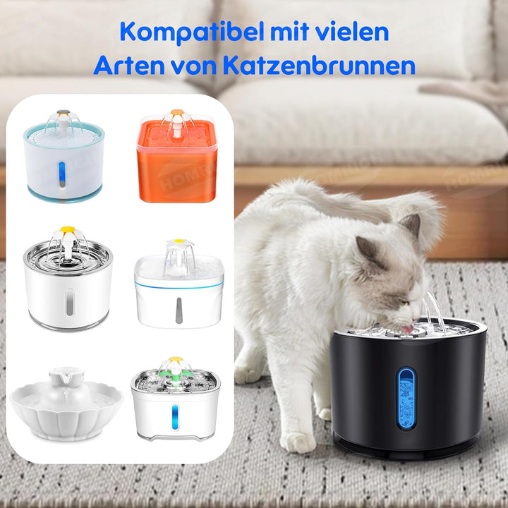 Haustier Wasserpumpe Ersatzpumpe für Blumen Katzenbrunnen, Mini Super Leise Elektrische Wasser Pumpe