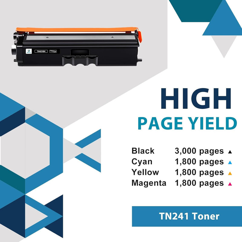 4er-Pack TN421 TN423 Kompatibel TN-421 Toner für Brother MFC L8690CDW MFC-L8690CDW HL-L8360CDW HL-L8