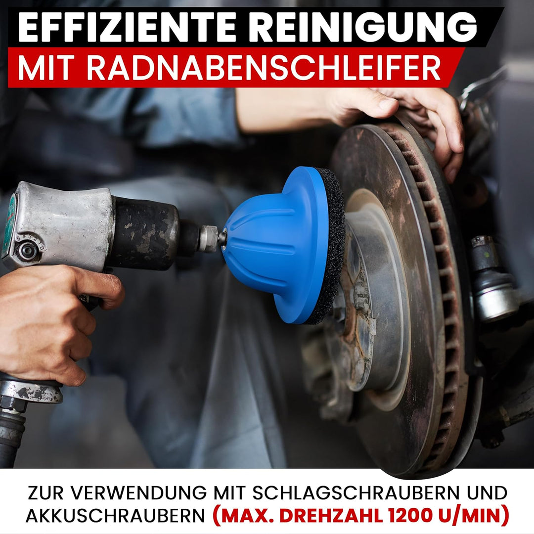 FACELIFT Radnabenschleifer Ø150mm – inkl. Schleifpad, Adapter & Tasche – für saubere Radaufnahme & f