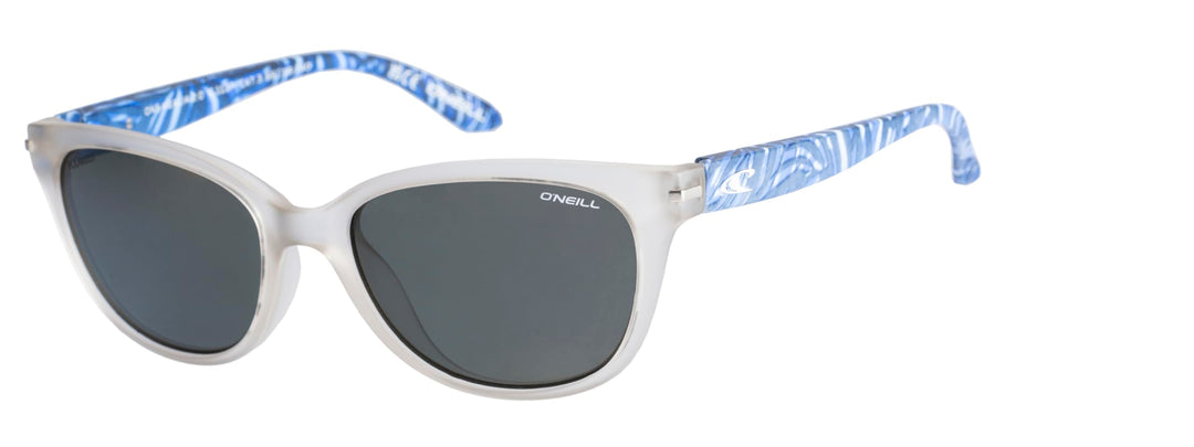 O'Neill Women's Polarized Sunglasses - Matte light grey / Solid smoke Lens - ONKEALIA2.0-113P size 5