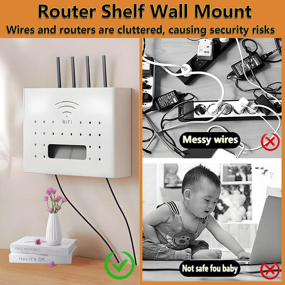 Kabellos WiFi Router Aufbewahrungsbox, Router Box, Router Verstecken, Verstecken Router Kasten, WiFi