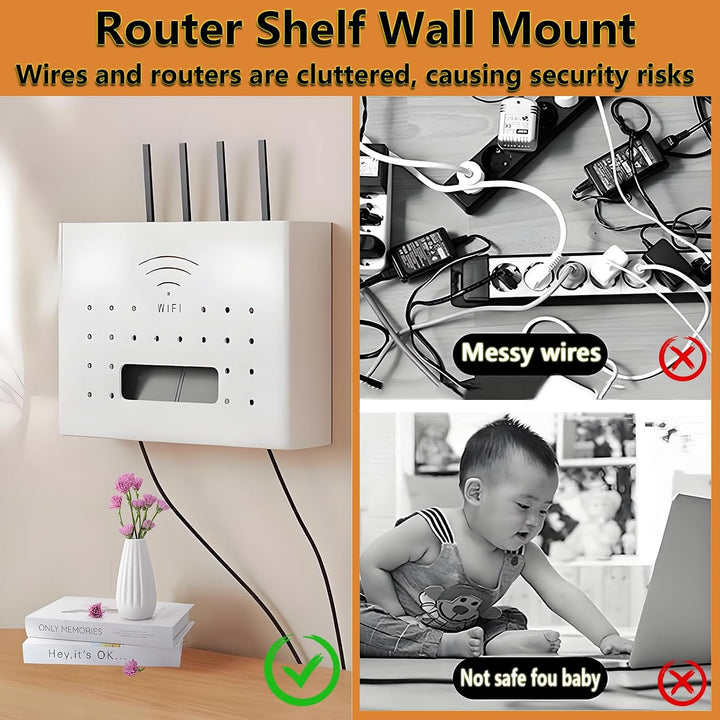 Kabellos WiFi Router Aufbewahrungsbox, Router Box, Router Verstecken, Verstecken Router Kasten, WiFi