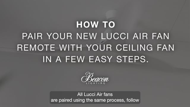 LUCCI AIR Deckenventilator Airfusion Atlanta – 7 Flügel - mit Sommer/Winter Modus –inkl. LED Leuchte