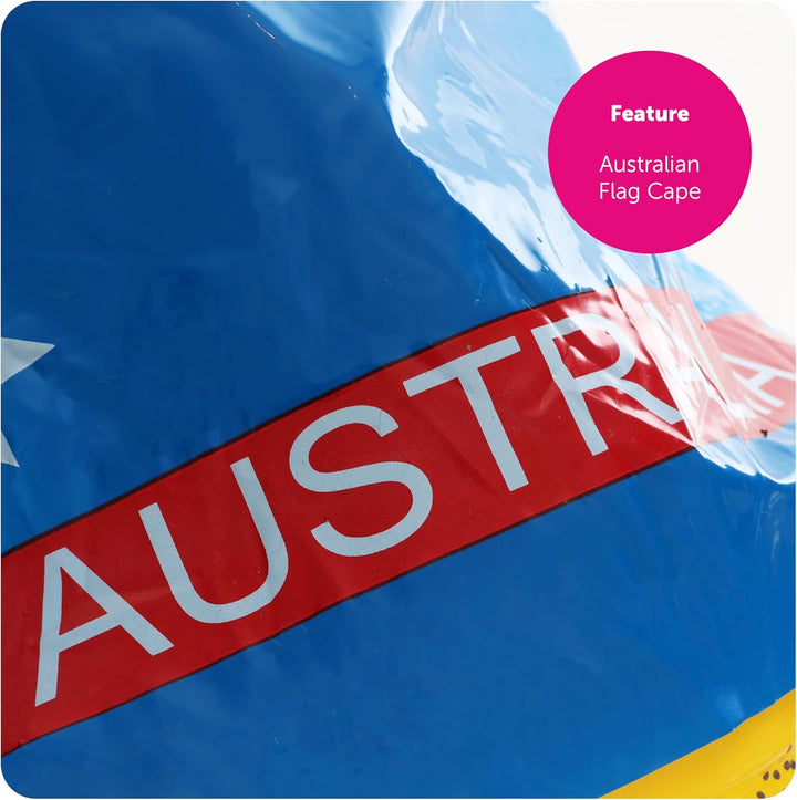 I LOVE FANCY DRESS LTD Aufblasbare gelbe Känguru-Requisite – 70 cm hoch australische Känguru-Requisi