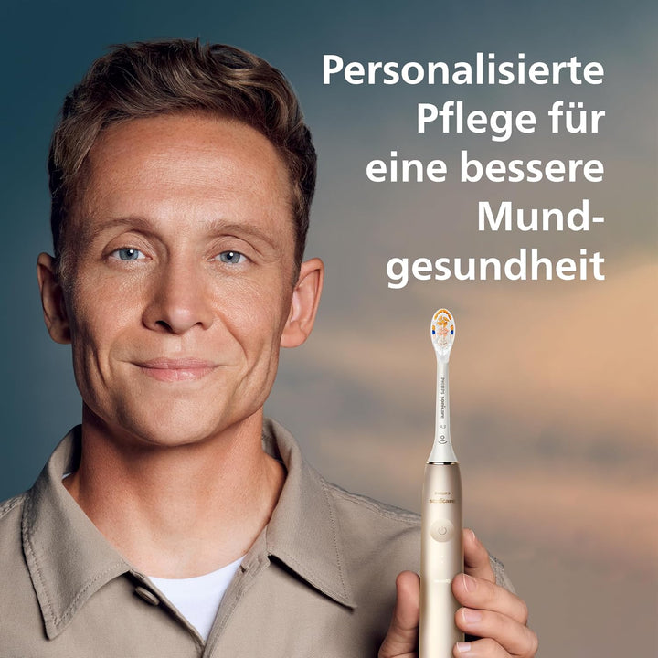 Philips Sonicare DiamondClean Prestige 9900 – Elektrische Schallzahnbürste mit 1x A3 Premium-All-in-