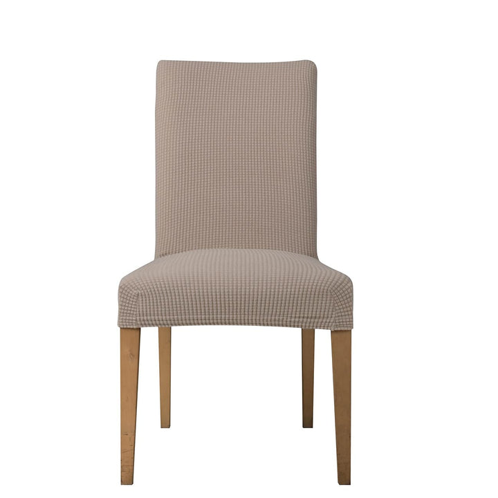 EBETA E Stuhlhussen 6 Stück, Elastische Stuhlbezug, Stretchhusse Stuhlüberzug Jacquard Hussen für Ho