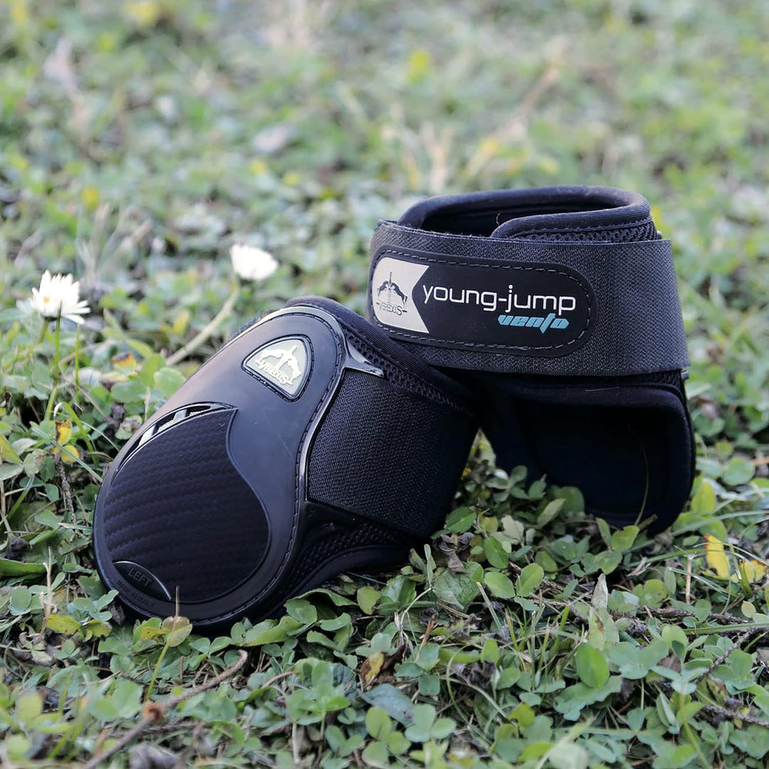 Veredus - Young Jump Vento Streichkappen Pony Schwarz, Pony Schwarz