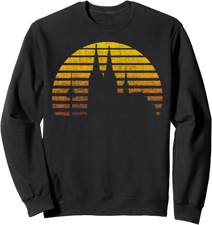 Köln Skyline Kölner Vintage Colonia Kölsch Dom Liebe Köln Sweatshirt