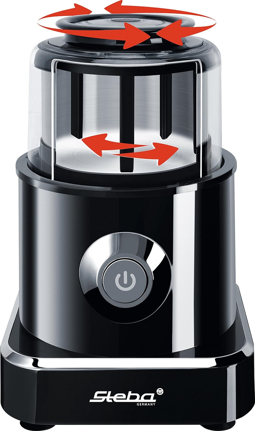 Steba MG 500 Multi-Zerkleinerer Universalzerkleinerer 500 Watt Pulsetaste f?r Gem?se und Obst, Wipe-