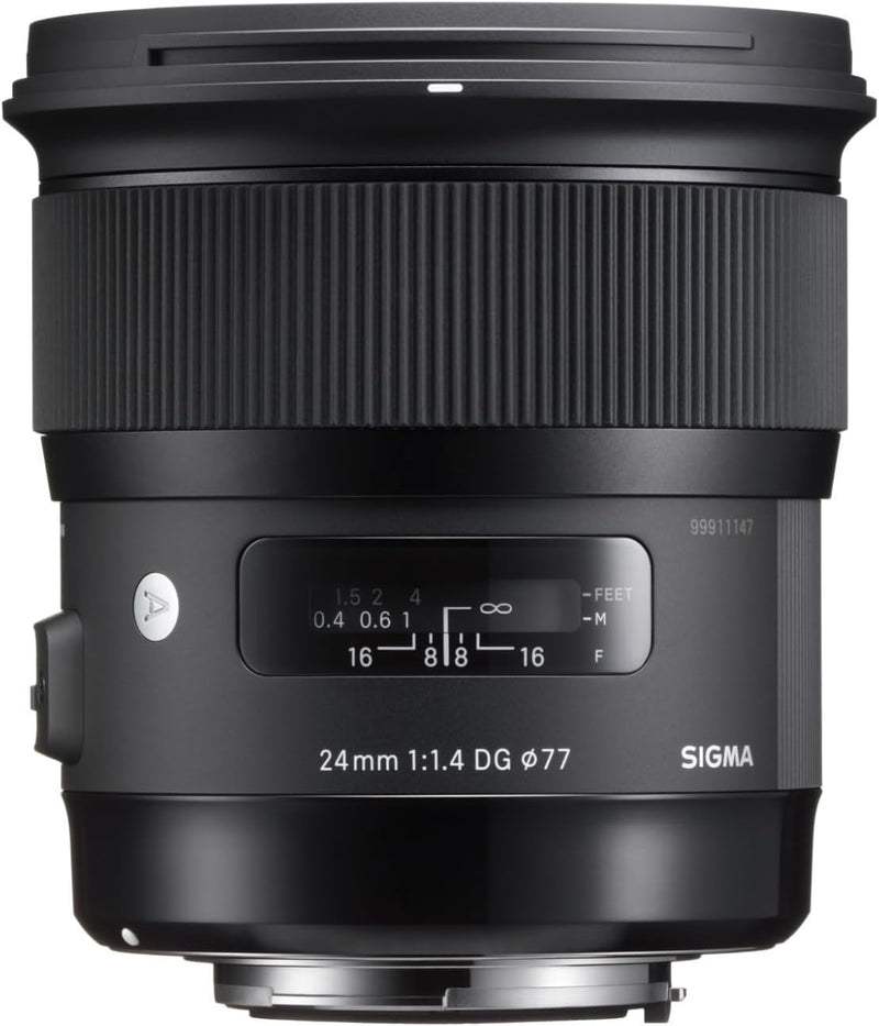 Sigma 24mm F1,4 DG HSM Art Objektiv für Nikon F Objektivbajonett für Nikon Single, für Nikon Single