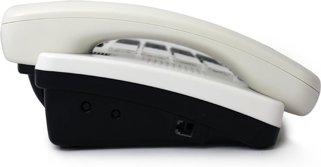 Geemarc Photophone 100 - Verstärktes schnurgebundenes Telefon mit anpassbaren Fototasten, Ton- und K