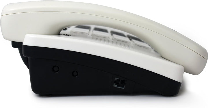 Geemarc Photophone 100 - Verstärktes schnurgebundenes Telefon mit anpassbaren Fototasten, Ton- und K