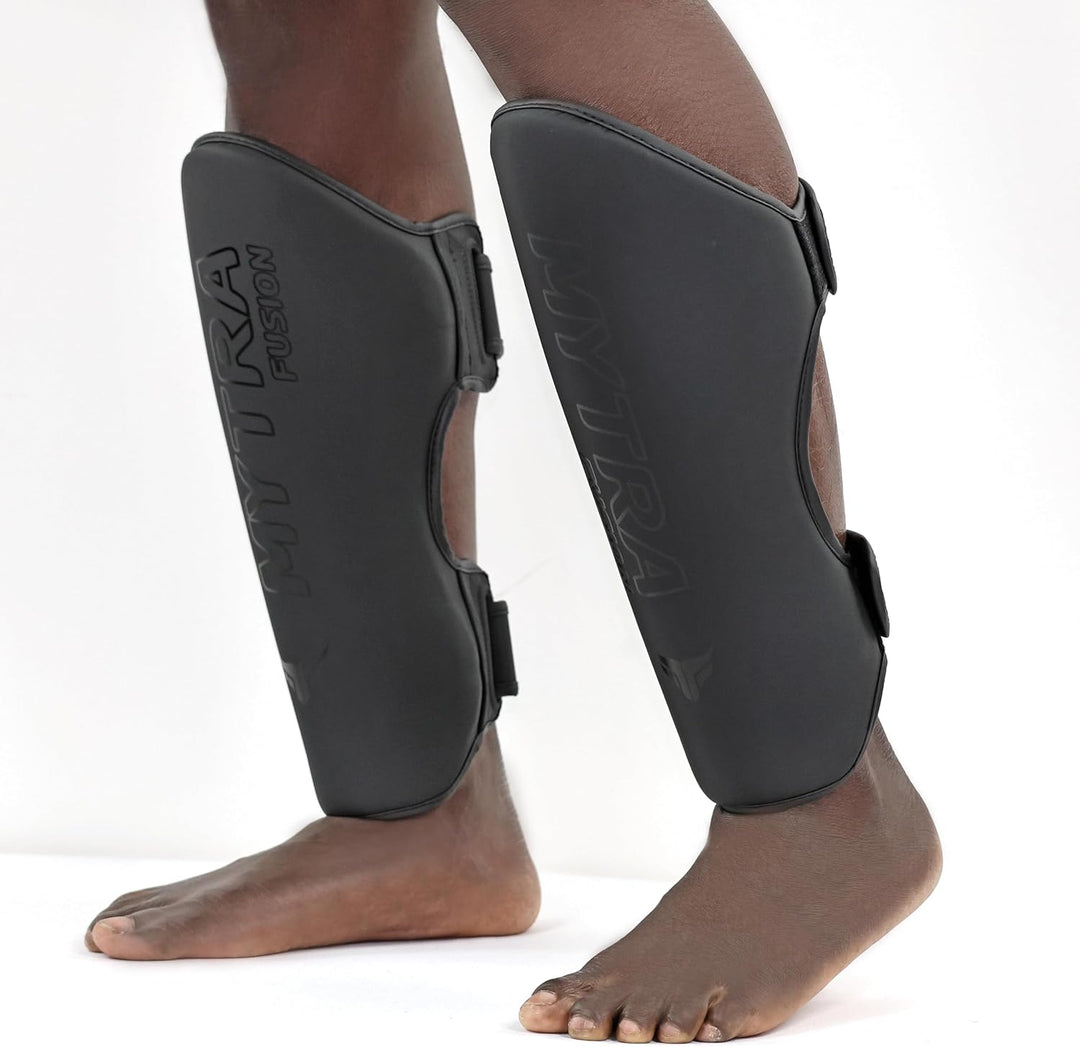 Mytra Fusion schienbeinschoner Kickboxen schienbeinschützer Artificial Leather MMA schienbeinschoner
