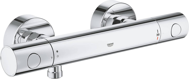 GROHE Precision Get - Thermostat- Brausebatterie (wassersparend, ergonomischer Metallgriff, Sicherhe