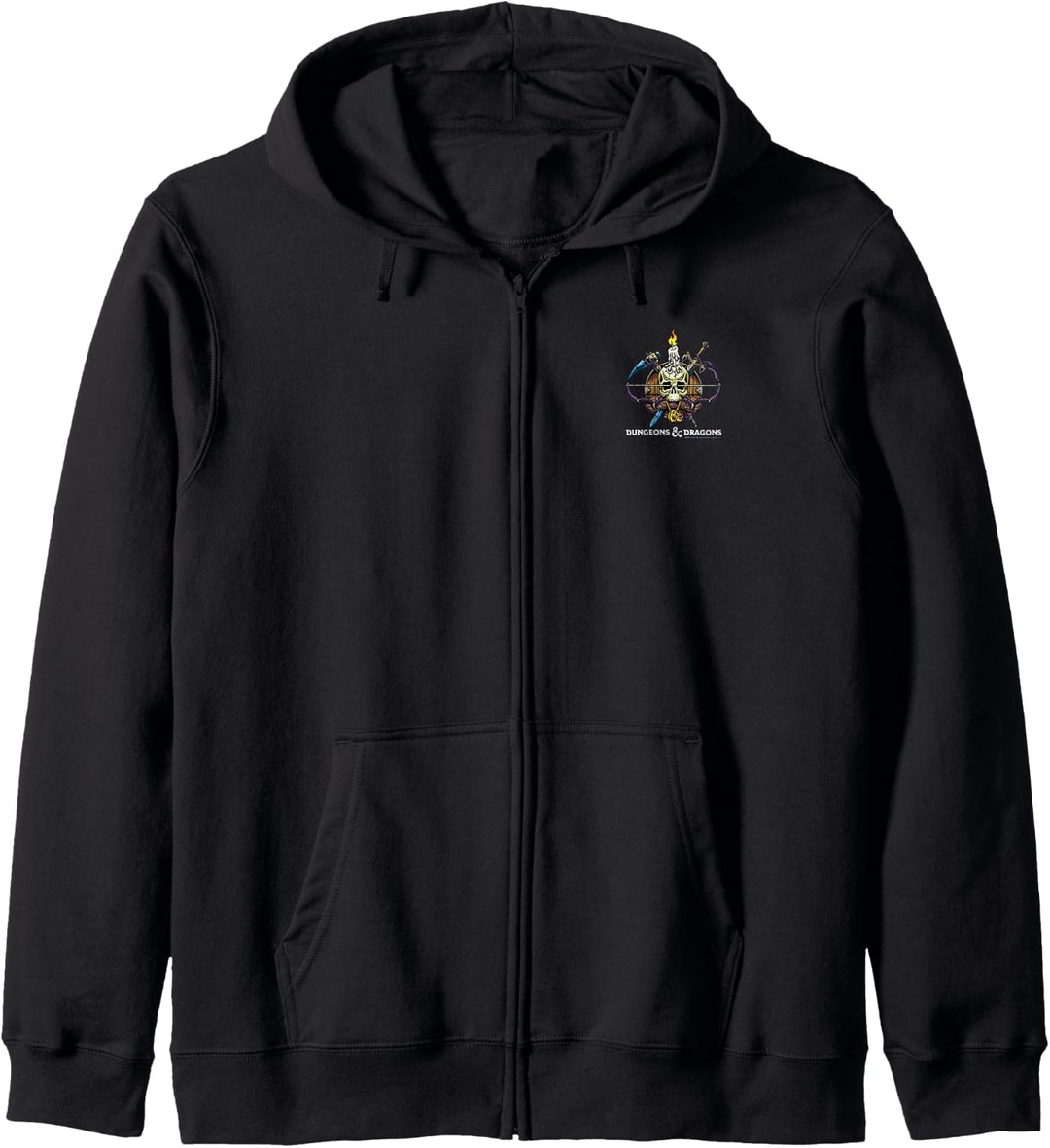 Dungeons &amp; Dragons Skull Badge Pocket Kapuzenjacke