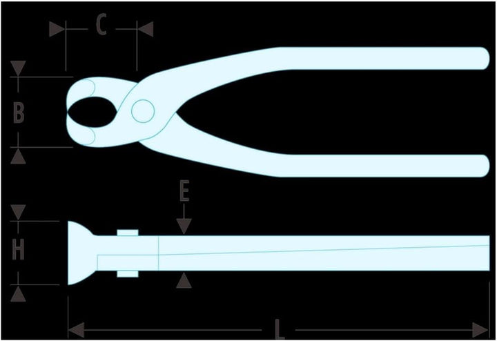 FACOM Rabitts-Zange 280 mm LG, 1 Stück, 495A.28EL