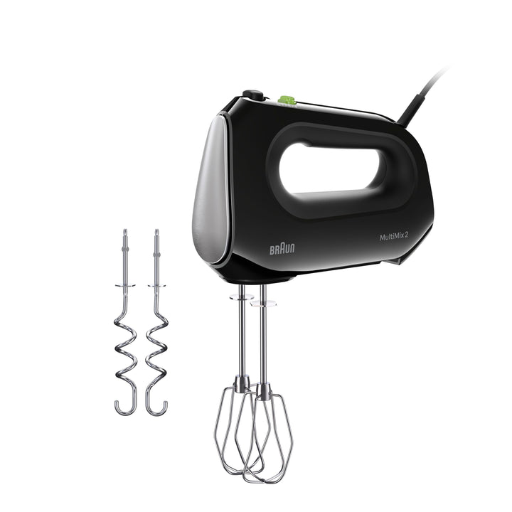 Braun Household MultiMix 2 HM2110BK Handmixer - Handrührgerät mit 4 Geschwindigkeitsstufen plus Turb