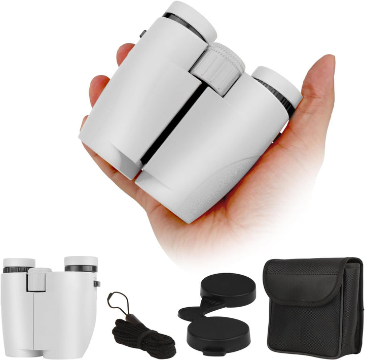 Ferngläser für Erwachsene,10x25 hochleistungsfähiges kompaktes wasserdichtes Fernglas mit klarem BAK