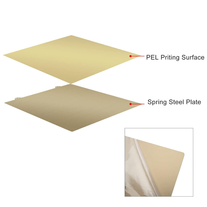 BCZAMD Ender 5 Plus 3D-Druckplattform FYSETC JanusBPS Pulverbeschichtet+Glatt Beschichtete PEI-Blatt