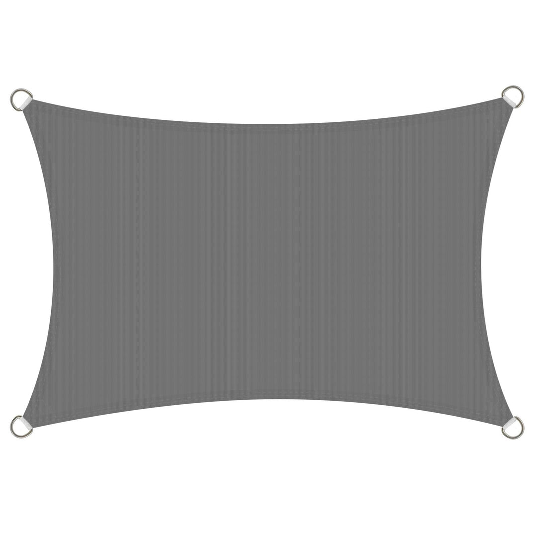 Sonnensegel Wasserdicht 2x3m Rechteckig Sonnenschutz Wasserabweisend 3x2 Meter PES Polyester Segel m