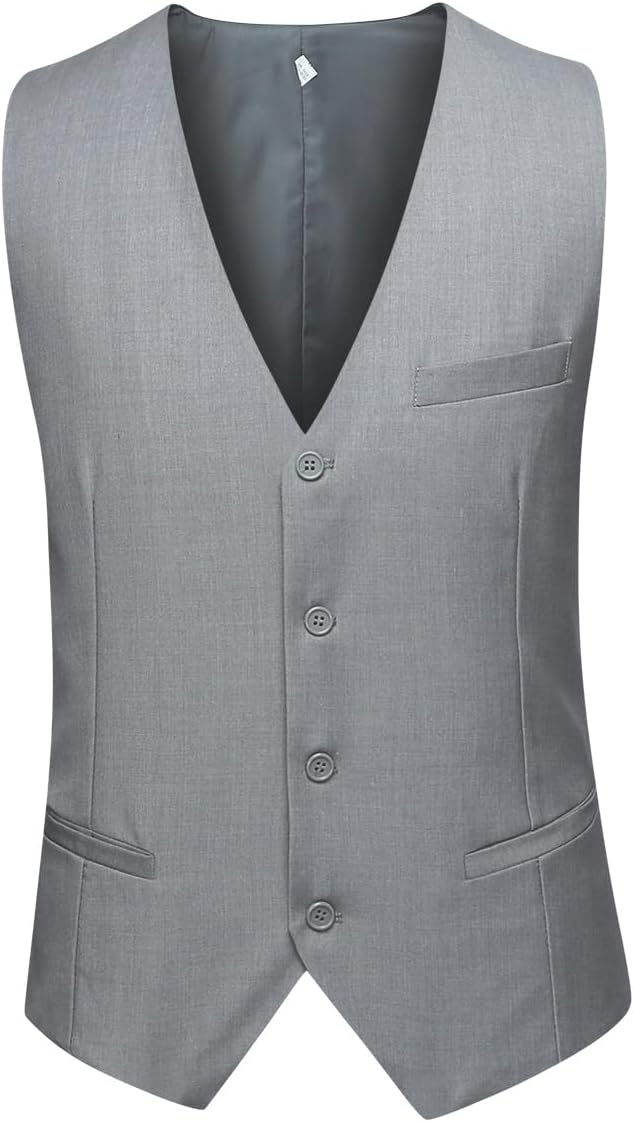 YOUTHUP Herren Anzug Slim Fit 3 Teilig Anzüge für Hochzeit Business Herrenanzug Sakko Anzughose West