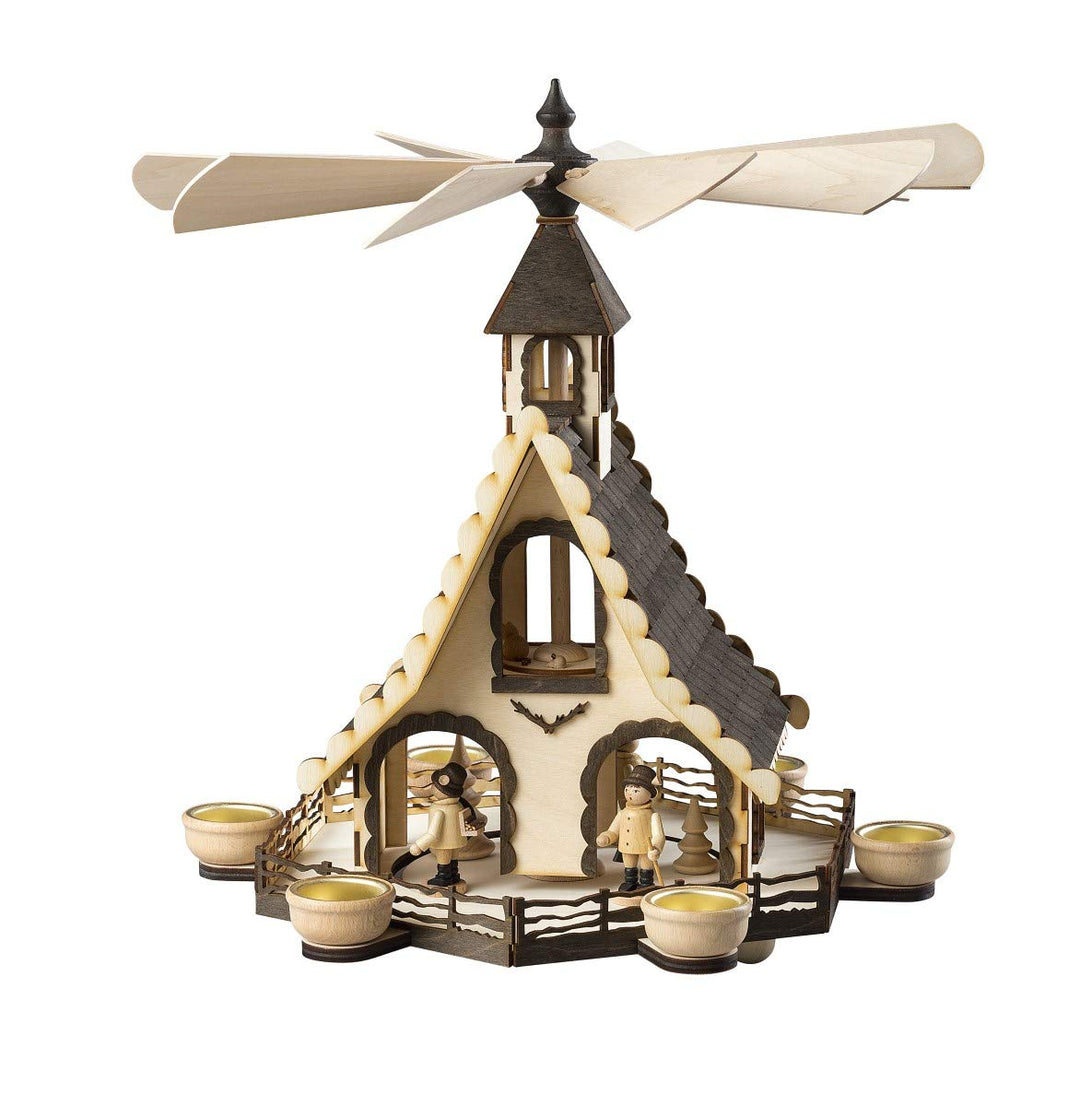 Saico PE24016 Pyramide, Holz, farbig, gross