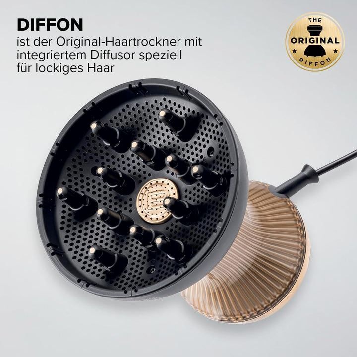Bellissima Diffon Supreme, Heissluftdiffusor für lockiges Haar, XL Diffuser mit 12 Finger, Ceramic T