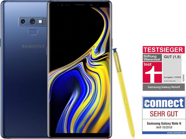 Samsung Galaxy Note 9 Smartphone (128GB, Dual SIM) - Deutsche Version 128 GB Ocean Blau, 128 GB Ocea