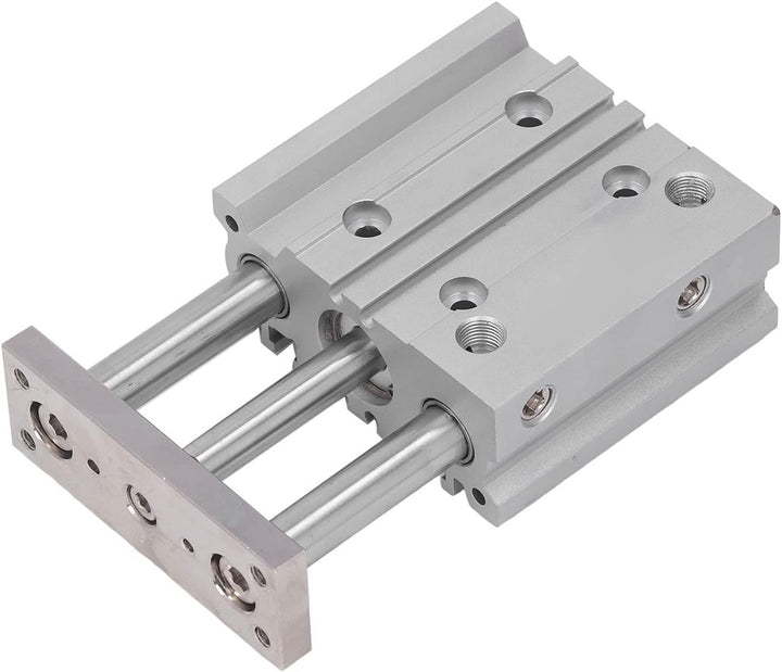 Luftzylinder Pneumatisch 3 Stangen Aluminiumlegierung 20 Mm Bohrung 40 Mm Hub Dual Action PT1/8