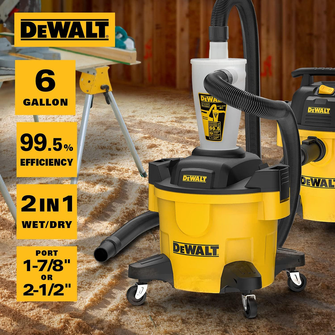 DEWALT DXVCS002, Staubabscheider, Gelb