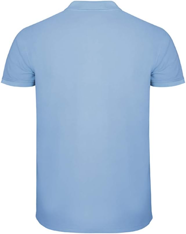 Poloshirt für Kinder, 100 % Baumwolle, mit kurzen Ärmeln, geripptem Kragen, Patte und drei Knöpfen,