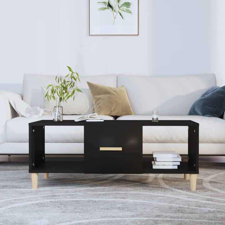 FIRBNUS Wohnzimmertisch Modern 102x50x40 cm Tisch Wohnzimmer Couchtisch Beistelltisch Stilvollen Kle