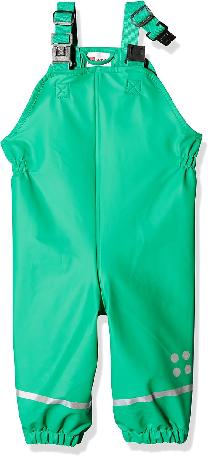 LEGO Wear Baby - Jungen Regenhose duplo Jungen Power 101-19452, Einfarbig, Gr. 104, Grün (Light Gree