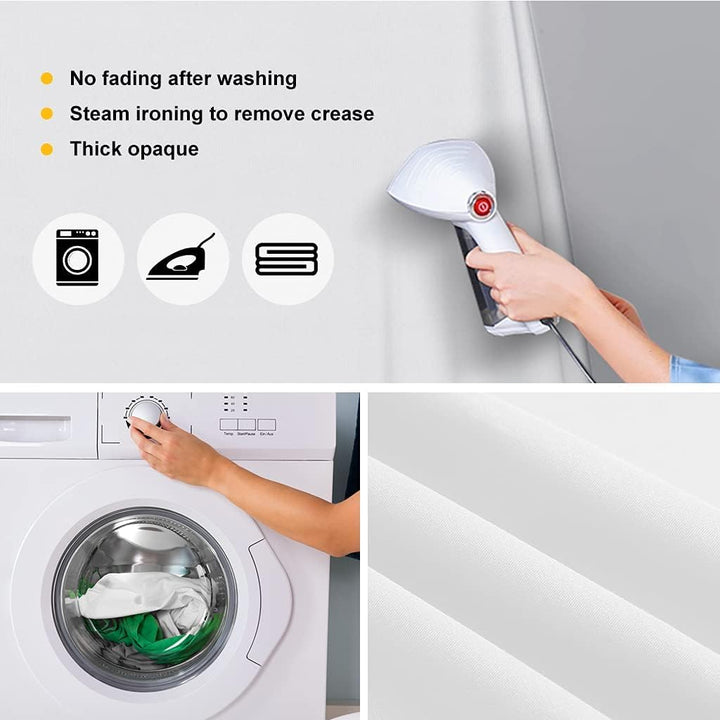 Spardar Foto Hintergrund, 3M X 4.5M Weiss Fotostudio Hintergrund mit 4 Klemmen, Faltbarer Fotohinter