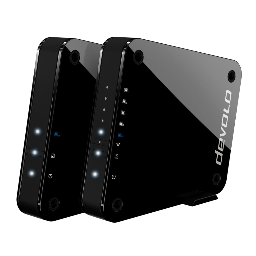 devolo GigaGate WLAN Starter Kit (2 Gbit/s Verbindung, 1x Highspeed Gigabit Port, 4x Fast Ethernet P