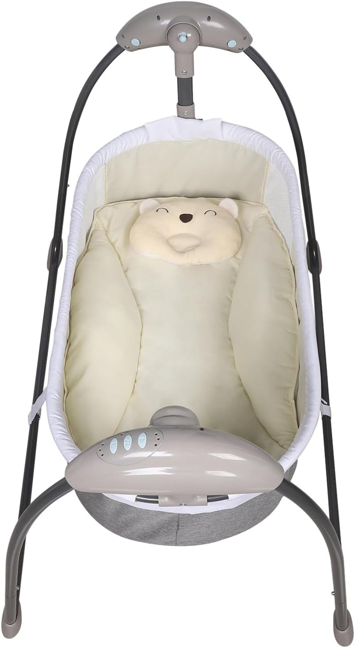 Elektrische Babywiege mit Schaukelfunktion tragbares Schaukelbett für Babys zum Einsatz zu Hause und