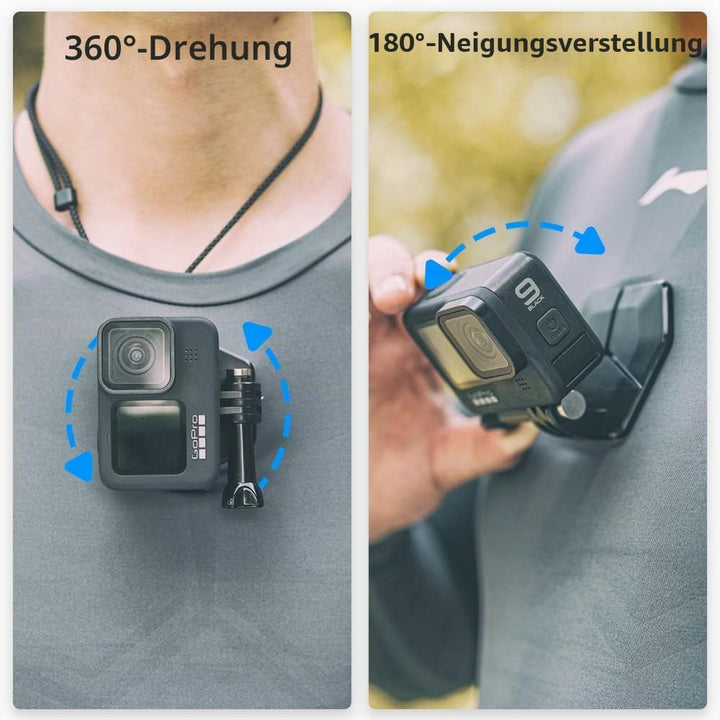 SUREWO Magnetic Action Camera Mount for Gopro, Snap Mount Magnetic Fence Mount Compatible with Gopro