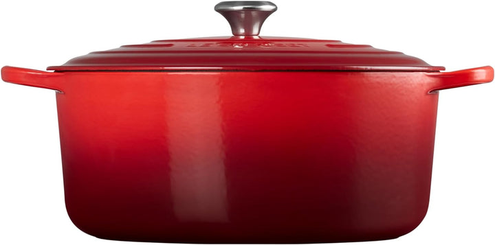 Le Creuset Signature Gusseisen-Bräter mit Deckel, Ø 34 cm, Rund, Für alle Herdarten und Induktion ge