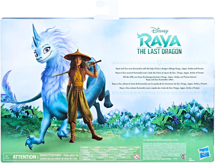 Disney Princess Raya und der letzte Drache – Familienpackung Sisu, 5 Drachen und Raya-Puppe, für Kin
