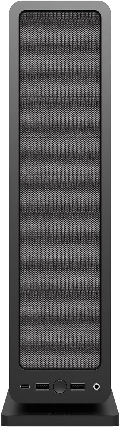 Fractal Design Ridge Black - PCIe 4.0 Riser Card Included - 2X 140mm PWM Aspect Fans Included - Type