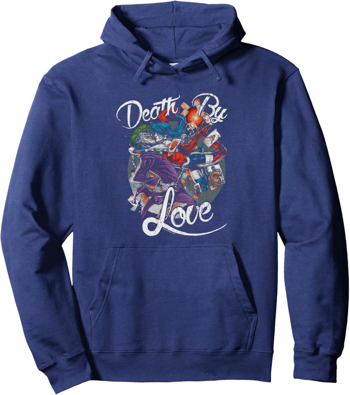 Harley Quinn Joker Death By Love Pullover Hoodie