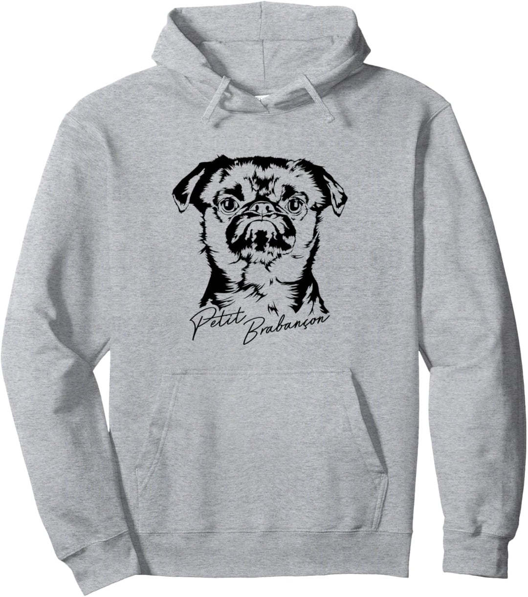 Petit Brabancon Hund Hunde Zwerggriffon Hundeportrait Pullover Hoodie