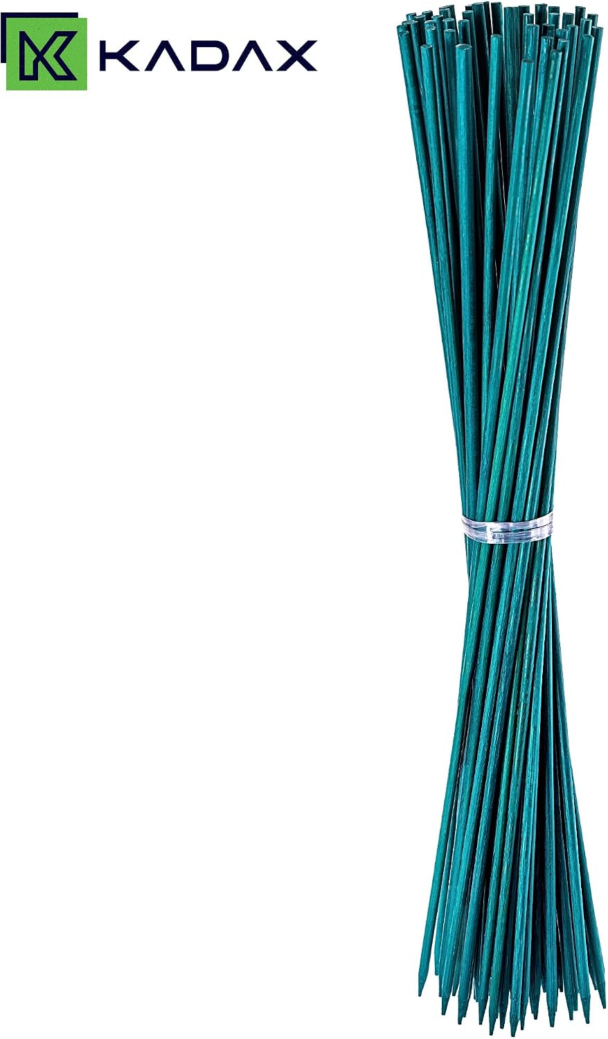 KADAX Bambusstäbe 60cm x 5mm, 50er Set, Pflanzstäbe aus Bambus, Holzstäbe als Pflanzenstütze für Set