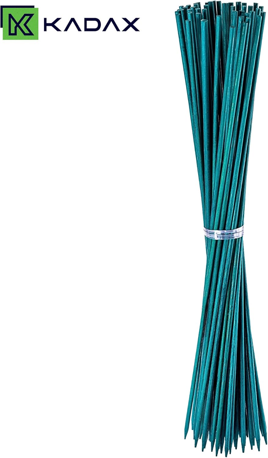 KADAX Bambusstäbe 70cm x 5.5mm, 100er Set, Pflanzstäbe aus Bambus, Holzstäbe als Pflanzenstütze für