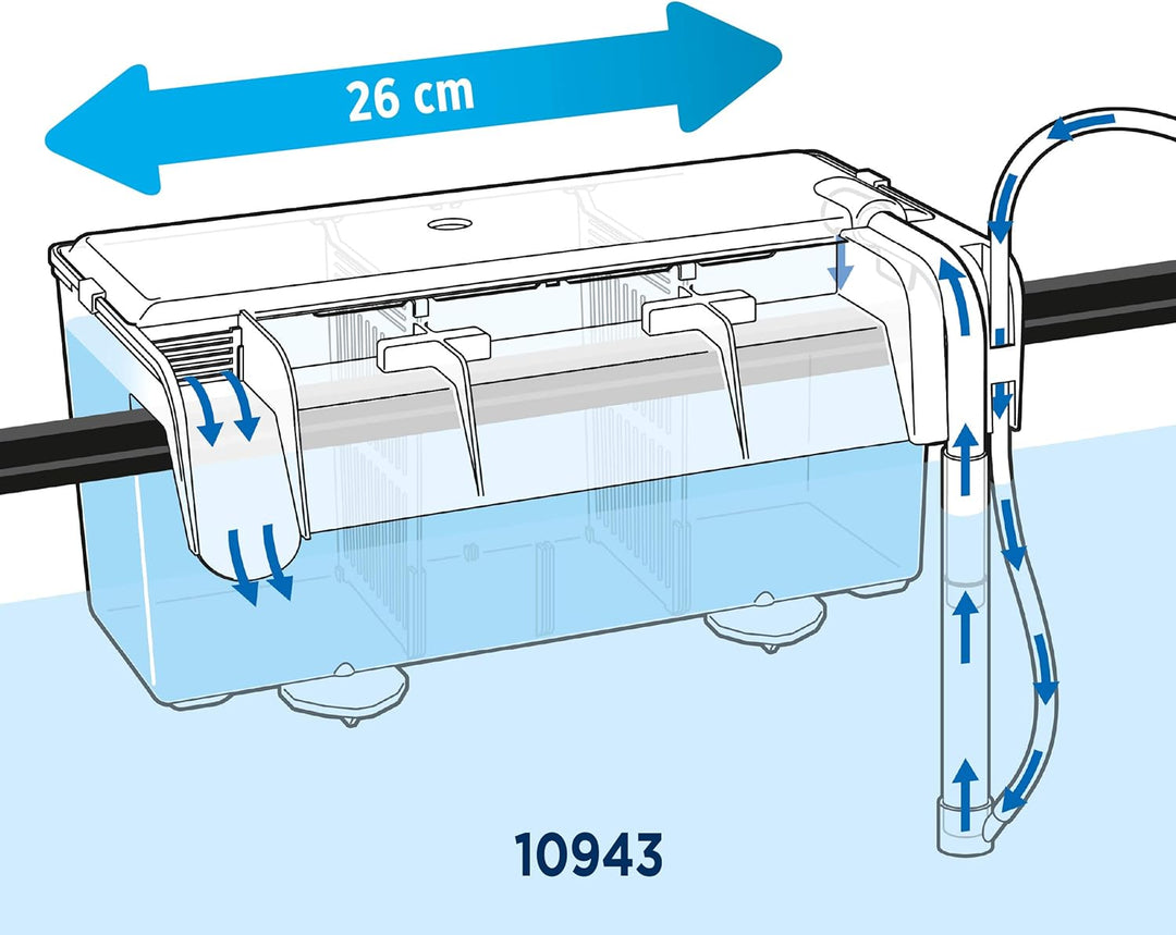 Fluval Hang-On Aufzuchtbecken L, mit 1,9L Fassungsvermögen, für Fische, fürs Aquarium 1,9 L, 1,9 L