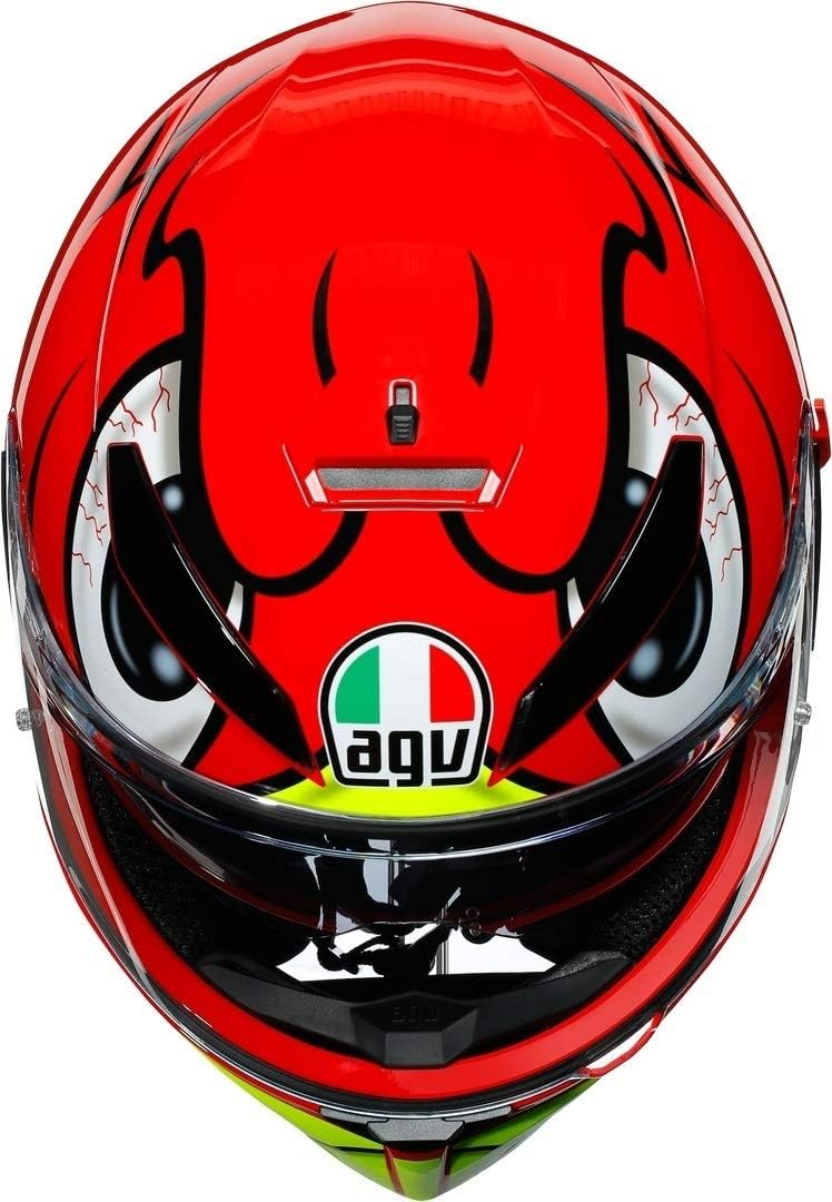 AGV Herren K3 Sv E2205 Multi Mplk Motorrad Helm XXL Rot Gelb, XXL Rot Gelb