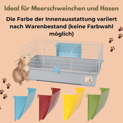 GarPet Kaninchenkäfig innen Indoor Hasenkäfig Meerschweinchen Käfig Hasenstall Kaninchenstall Nagerk
